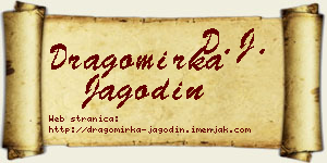 Dragomirka Jagodin vizit kartica